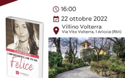 Presentazione del libro di Claudia Rordorf « L’importante è che tu sia  felice »